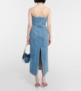 Magda Butrym Denim midi dress