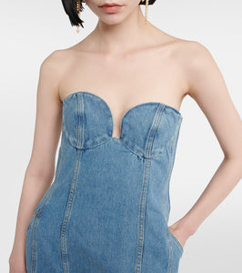 Magda Butrym Denim midi dress