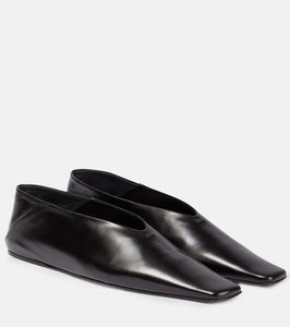 Jil Sander Leather ballet flats