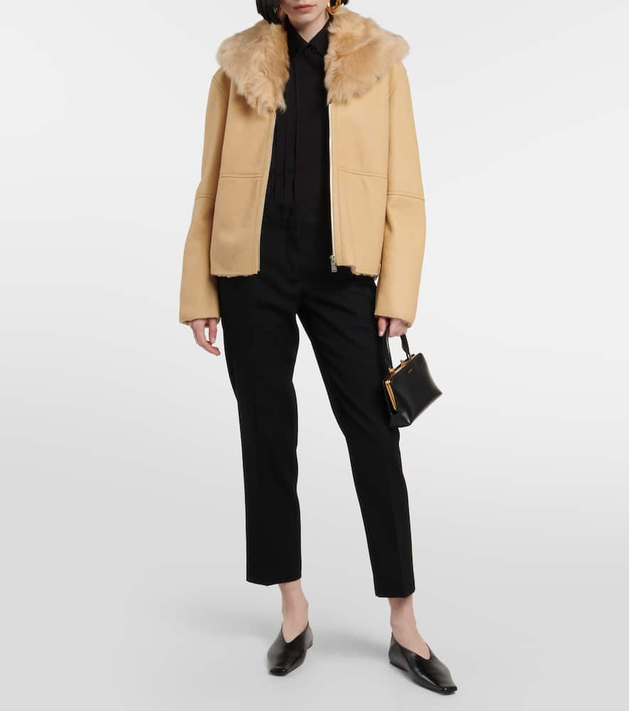Jil Sander Leather ballet flats