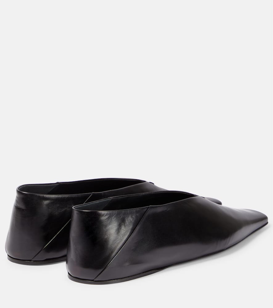 Jil Sander Leather ballet flats