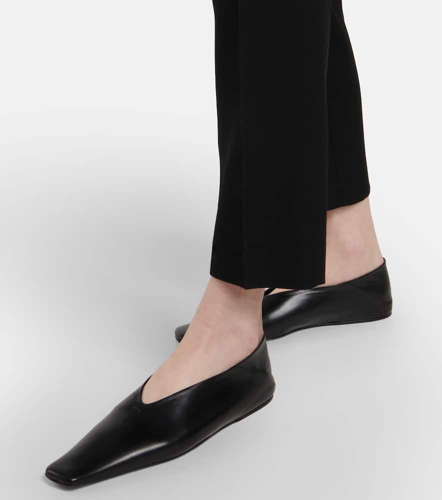 Jil Sander Leather ballet flats