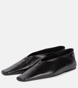Jil Sander Leather ballet flats