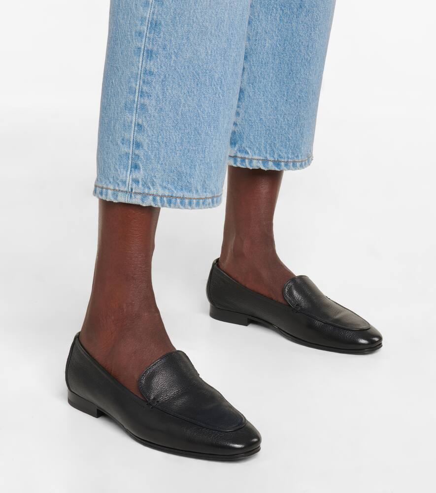 The Row Adam leather loafers