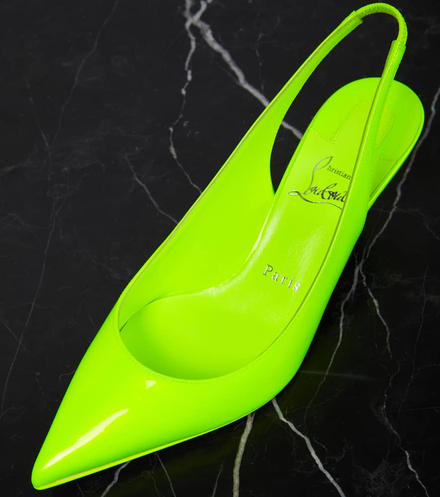 Christian Louboutin Kate Sling 55 leather slingback pumps