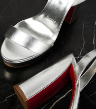 Christian Louboutin Movida Sabina metallic leather platform sandals
