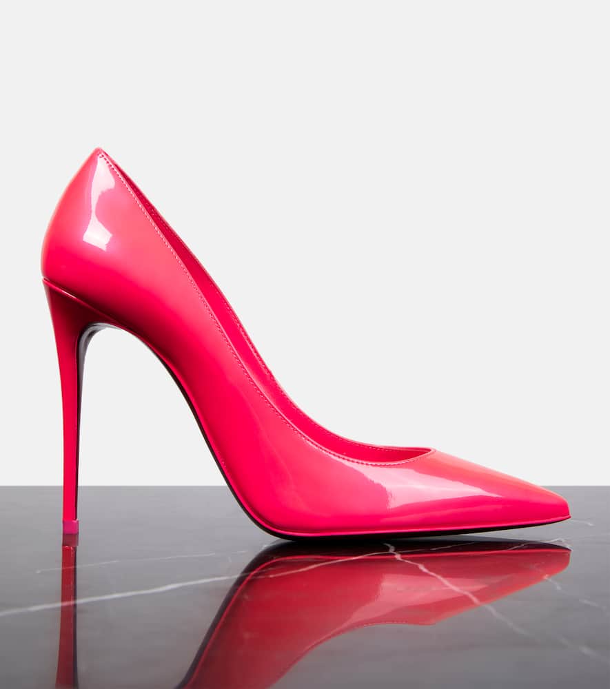 Christian Louboutin Kate 100 patent leather pumps