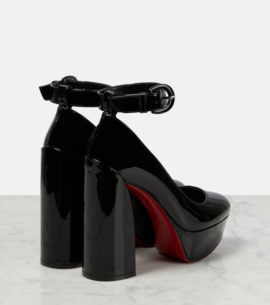 Christian Louboutin Movida Strap patent leather platform pumps