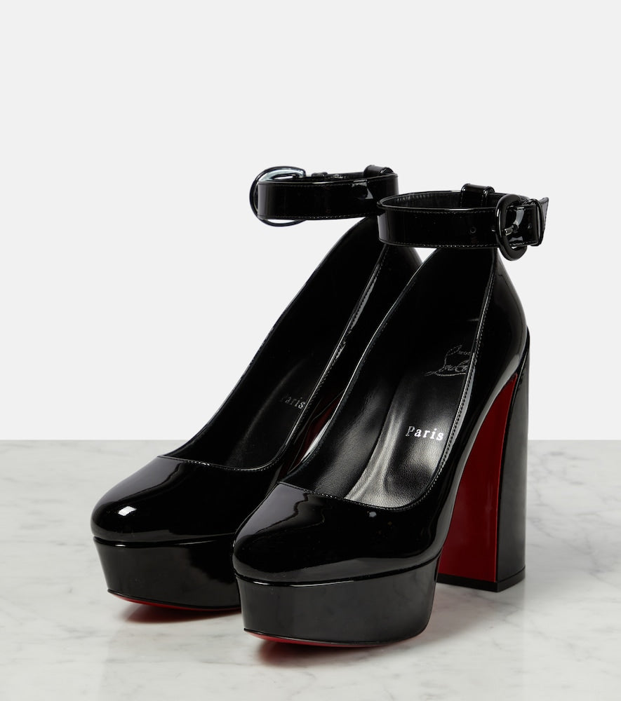 Christian Louboutin Movida Strap patent leather platform pumps