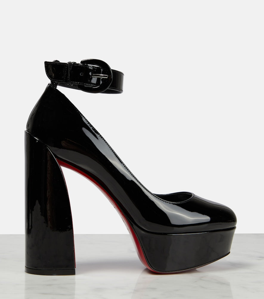 Christian Louboutin Movida Strap patent leather platform pumps