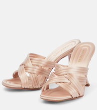Aquazzura Oahu 95 satin mules
