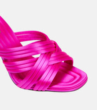 Aquazzura Oahu 95 satin mules