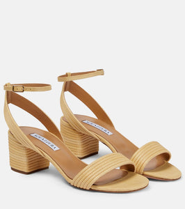 Aquazzura Sundance raffia sandals