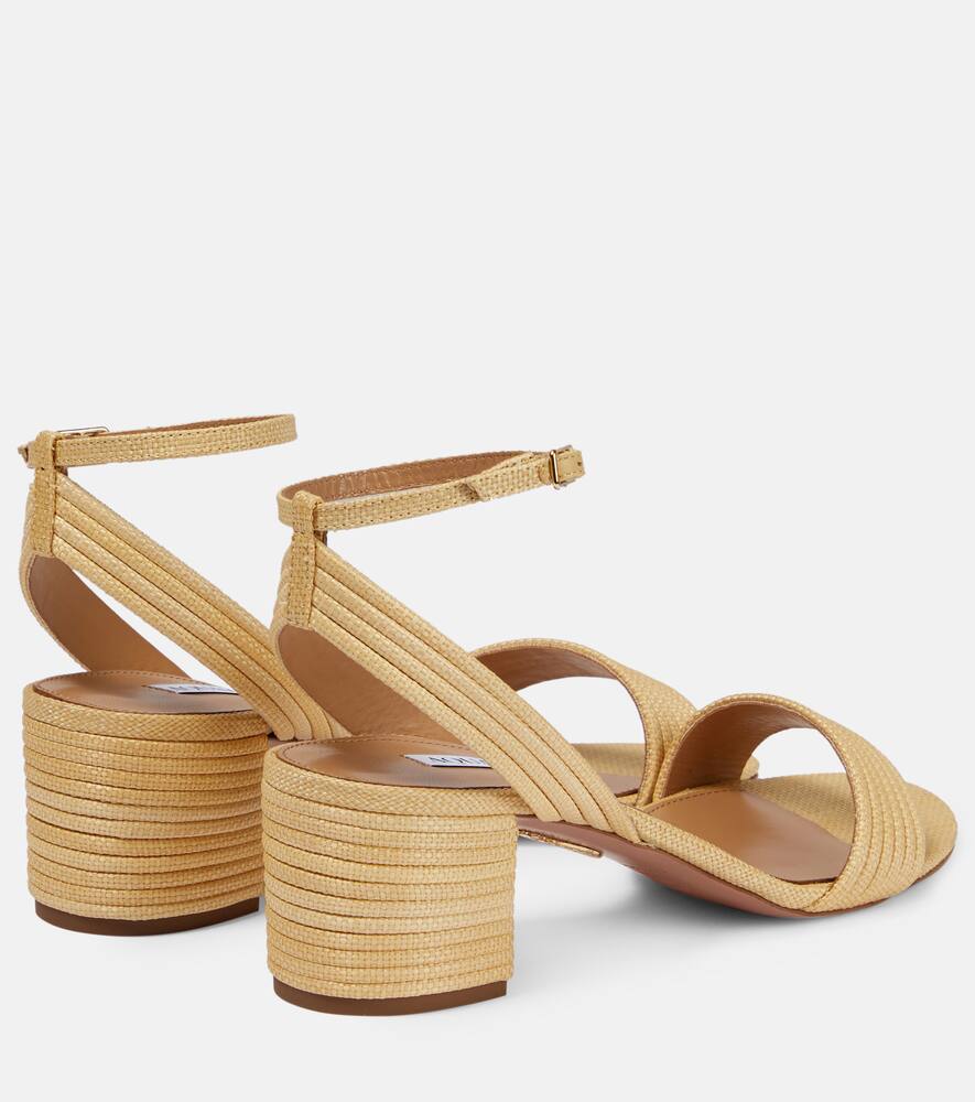 Aquazzura Sundance raffia sandals