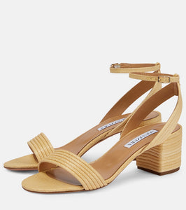Aquazzura Sundance raffia sandals