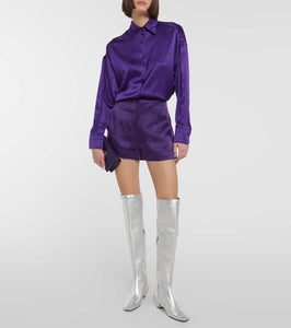 Tom Ford Metallic over-the-knee boots