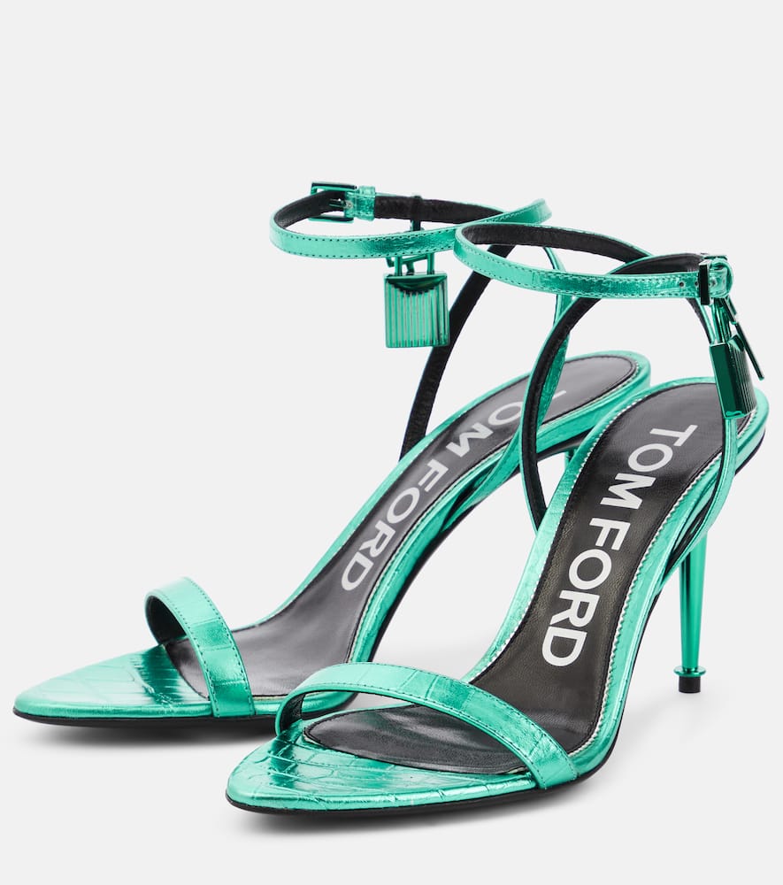 Tom Ford Padlock leather sandals
