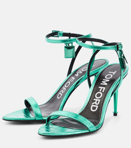 Tom Ford Padlock leather sandals
