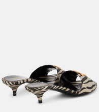 Tom Ford Embellished leopard-print sandals