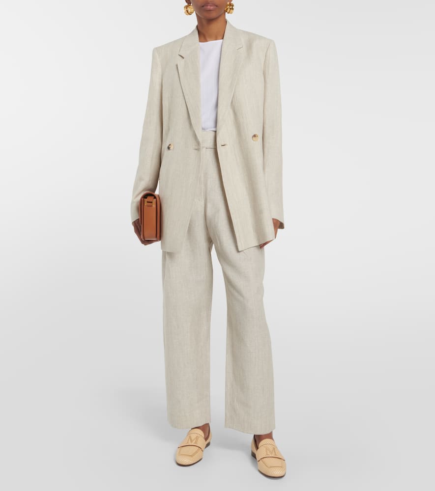 Max Mara Liza logo loafers