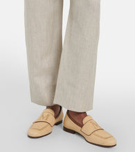 Max Mara Liza logo loafers