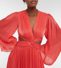 Costarellos Remi georgette maxi dress