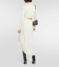 Off-White Cutout crêpe midi dress