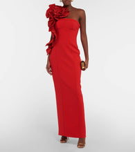 Carolina Herrera Embellished crêpe gown