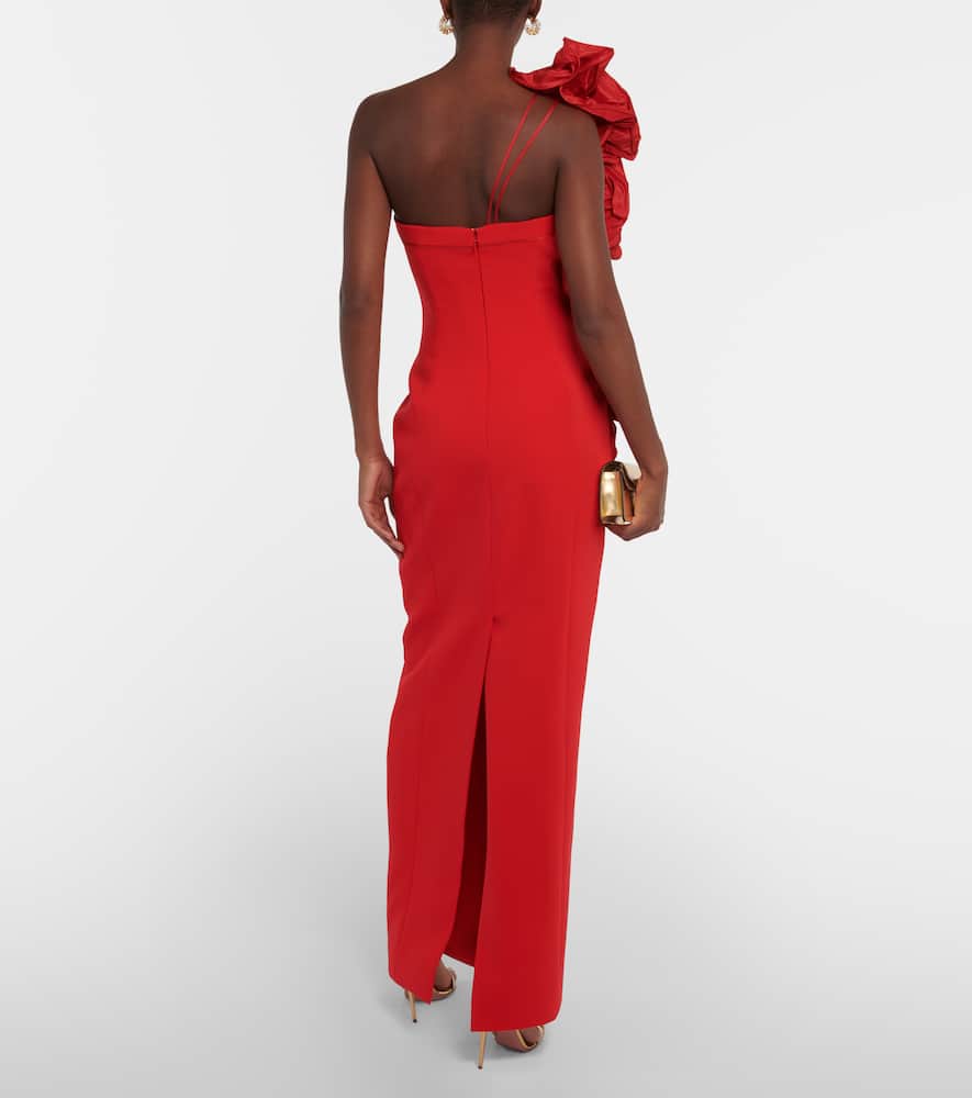 Carolina Herrera Embellished crêpe gown