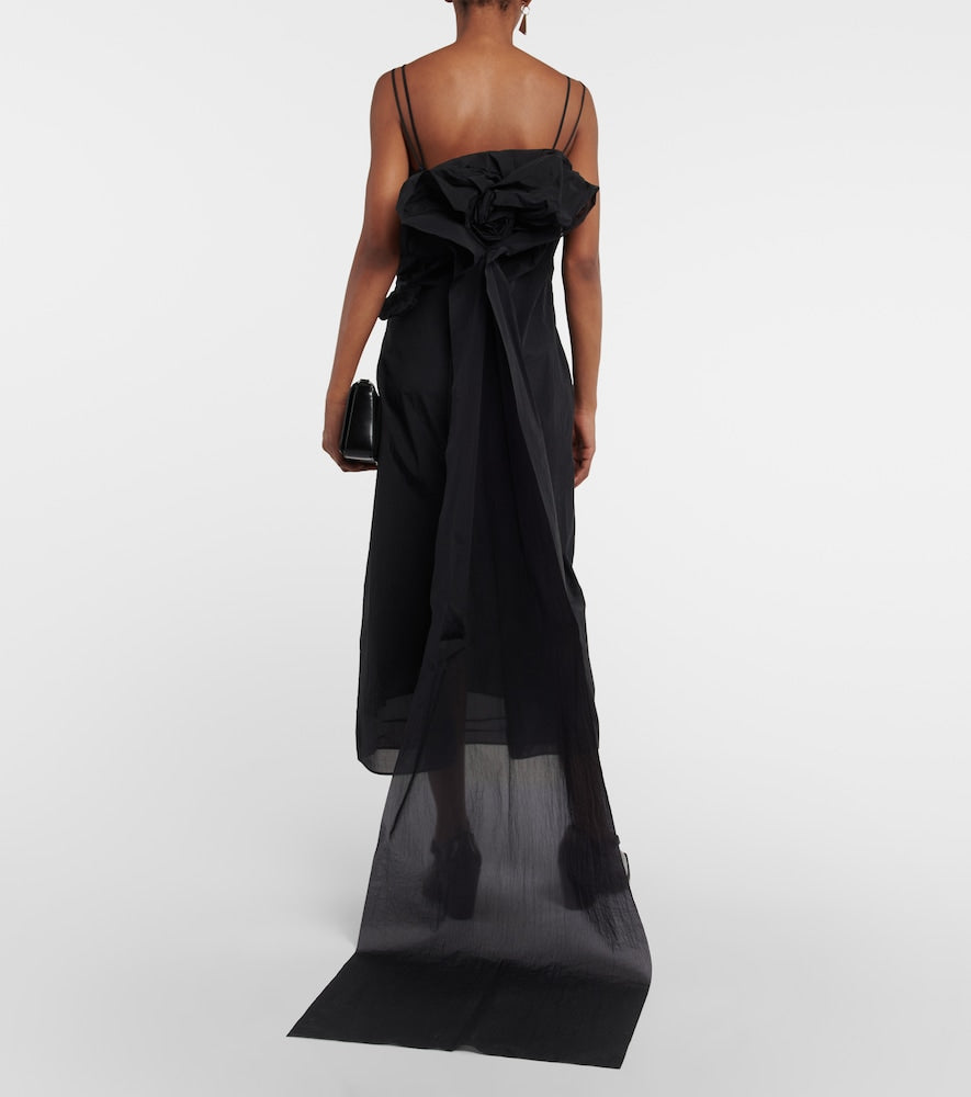 Prada Embellished draped gown