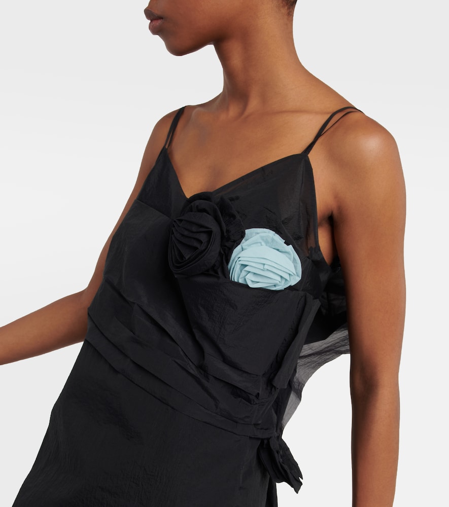 Prada Embellished draped gown