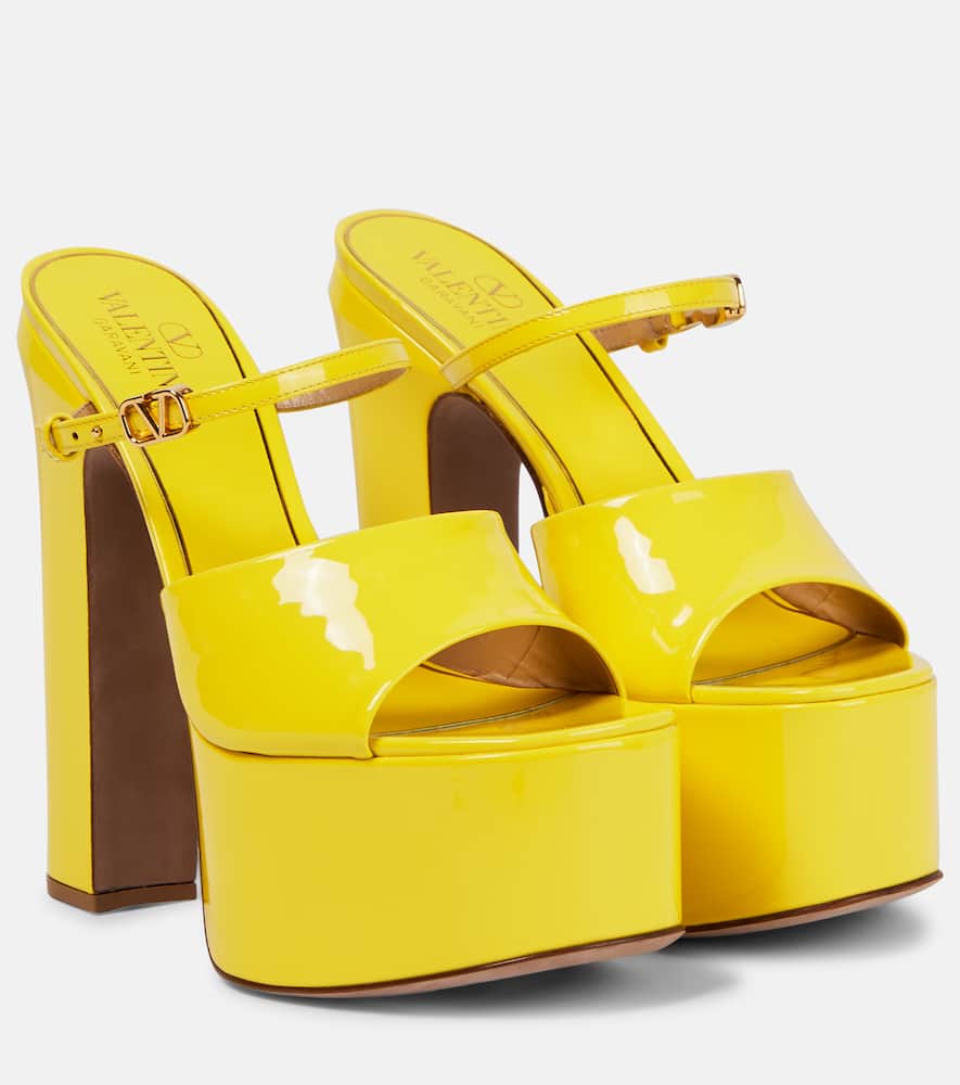 Valentino Garavani Tan-Go 155 leather platform sandals