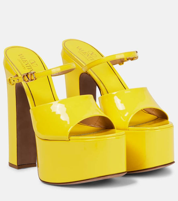 Valentino Garavani Tan-Go 155 leather platform sandals