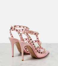 Valentino Garavani Rockstud leather and PVC pumps