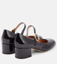 Gianvito Rossi Ribbon patent leather Mary Jane pumps