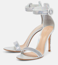 Gianvito Rossi Embellished leather sandals