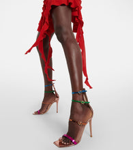 Gianvito Rossi Ribbon 105 leather sandals
