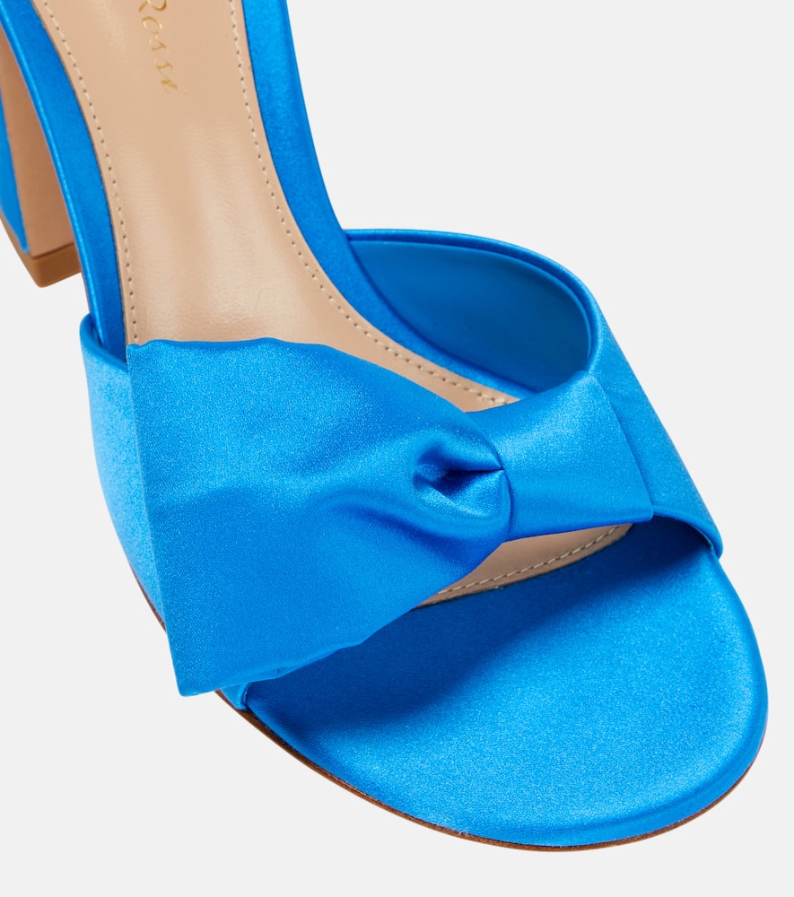 Gianvito Rossi Rosie satin mules