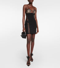 Nensi Dojaka Lace-trimmed minidress