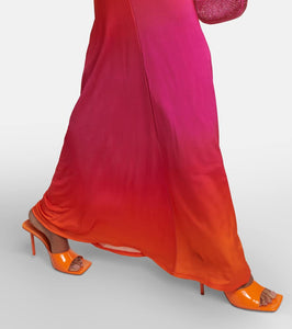 Louisa Ballou High Sea printed jersey maxi dress