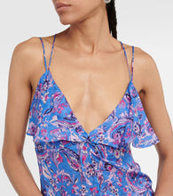 Isabel Marant Paysa printed silk-blend midi dress