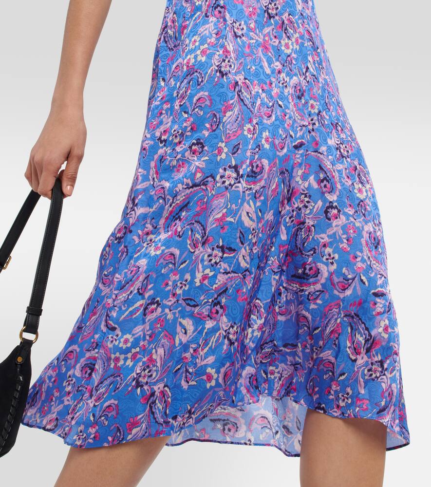 Isabel Marant Paysa printed silk-blend midi dress