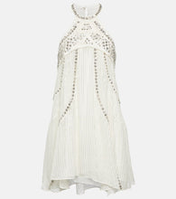 Isabel Marant Orfra embellished silk-blend minidress