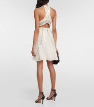 Isabel Marant Orfra embellished silk-blend minidress