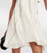 Isabel Marant Orfra embellished silk-blend minidress