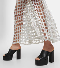 Paris Texas Sasha leather platform mules