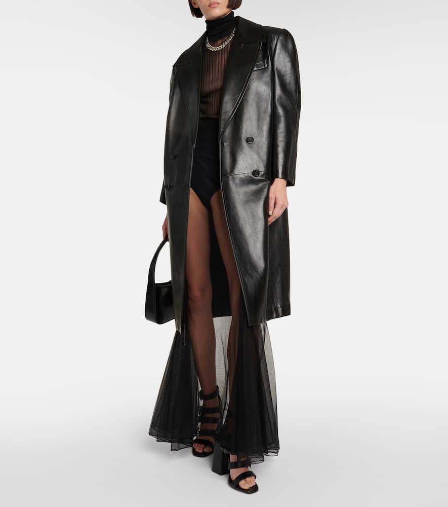 Paris Texas Tessa buckle leather sandals