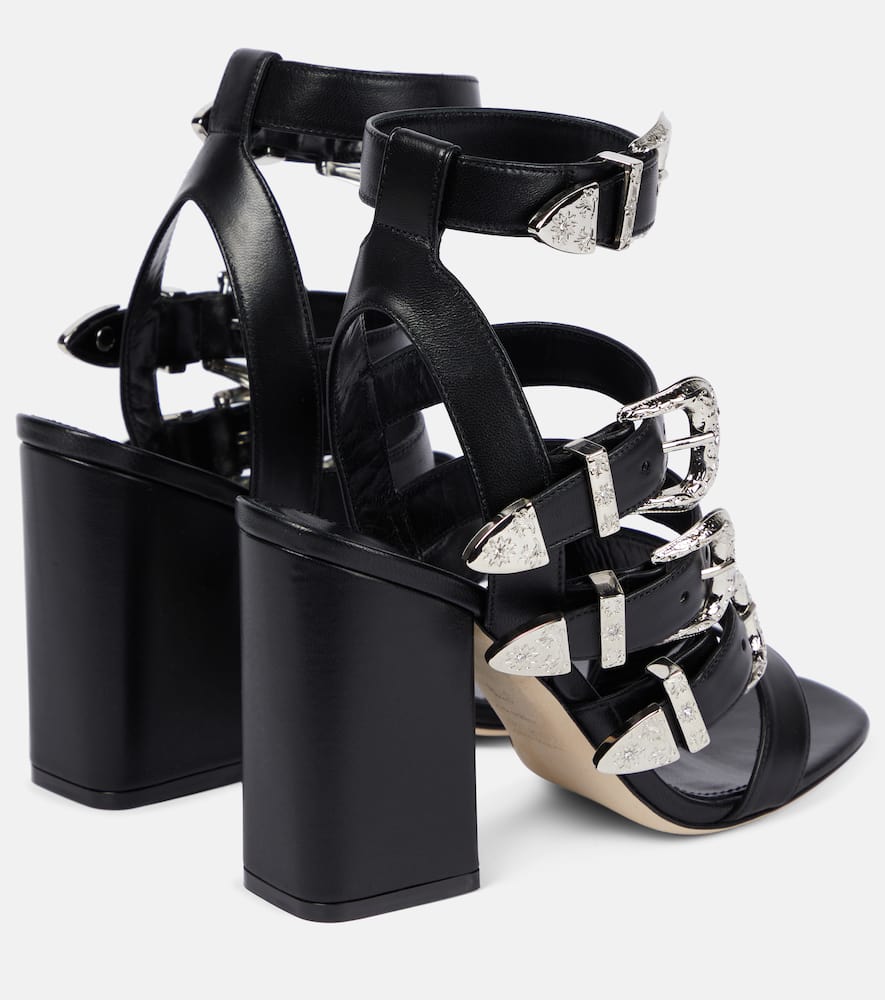 Paris Texas Tessa buckle leather sandals