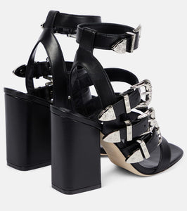 Paris Texas Tessa buckle leather sandals