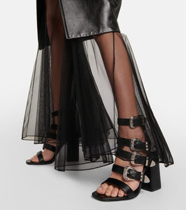 Paris Texas Tessa buckle leather sandals